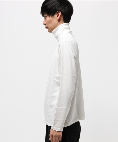 HYSTERIC GLAMOUR（ヒステリックグラマー）の「H WOMAN LOGO刺繍 タートルネックT-SH（Tシャツ/カットソー・メンズ・トップグレー/ブラック/ホワイト・SMALL/MEDIUM/LARGE）」の4枚目の写真