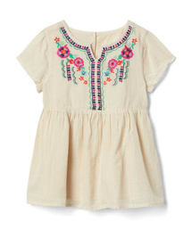 GAP | Gap 刺繍スプリットネックライン トップス(シャツ/ブラウス)