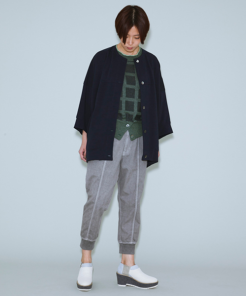 mercibeaucoup, ドルマンスリーブ　アウター　ジャンパー　カーキ mercibeaucoup, ドルマンスリーブアウタージャンパーカーキ