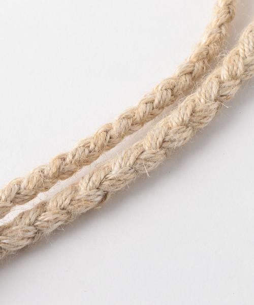 MASTER&Co（マスターアンドコー）の「MASTER＆Co.（マスターアンドコー） ダブルリングベルト ◆（ベルト・レディース・ブラック/シルバー・FREE）」の4枚目の写真