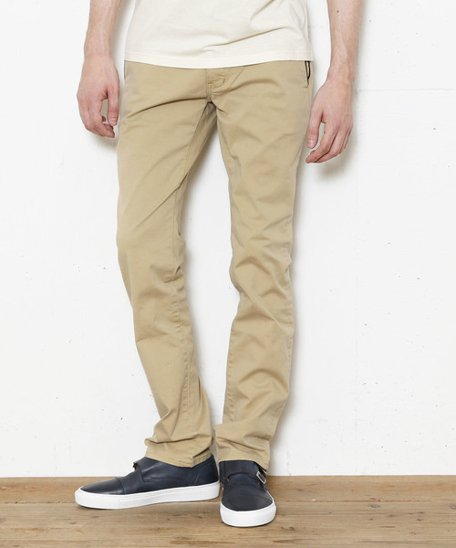 FACTOTUM（ファクトタム）の「【FACTOTUM JEANS】ストレッチチノパイピングスラックステーパード（チノパンツ・メンズ・ベージュ/ブラック・31inch/28inch/30inch/29inch/32inch）」の7枚目の写真