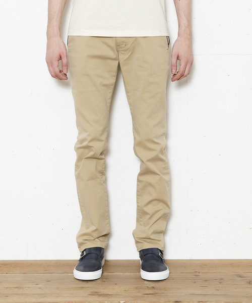 FACTOTUM（ファクトタム）の「【FACTOTUM JEANS】ストレッチチノパイピングスラックステーパード（チノパンツ・メンズ・ベージュ/ブラック・31inch/28inch/30inch/29inch/32inch）」の10枚目の写真