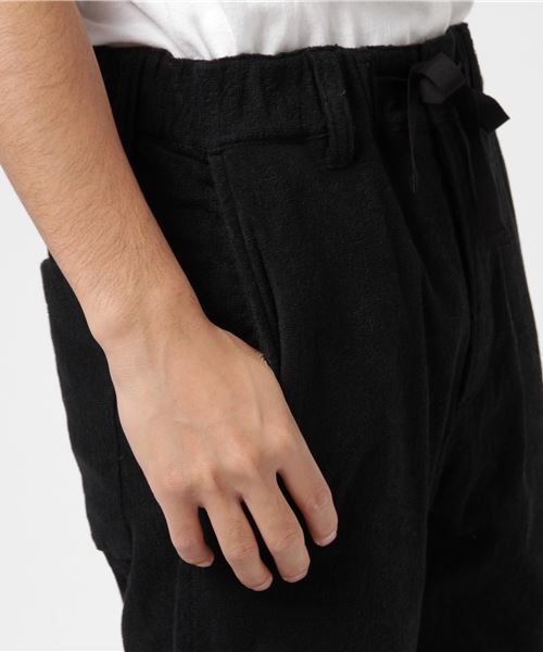 THING FABRICS（シングファブリックス）の「tHING FABRICS/シングファブリックス Easy pant (Short Pile)（その他パンツ・メンズ・ブラック/グレー/ネイビー・0/1）」の6枚目の写真