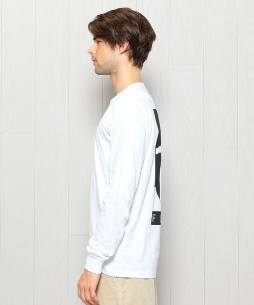 FUTUR（フューチャー）の「＜FUTUR＞01 LONG SLEEVE T-SHIRT/Tｼｬﾂ（Tシャツ/カットソー・メンズ・ホワイト・MEDIUM/LARGE）」の3枚目の写真