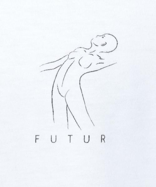 FUTUR（フューチャー）の「＜FUTUR＞01 LONG SLEEVE T-SHIRT/Tｼｬﾂ（Tシャツ/カットソー・メンズ・ホワイト・MEDIUM/LARGE）」の8枚目の写真