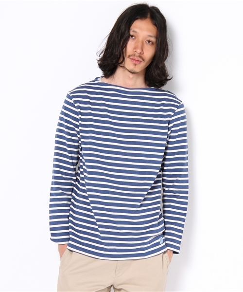 NANO universe（ナノユニバース）の「バスクシャツ             L/S（Tシャツ/カットソー・メンズ・その他1/その他2/ダークブルー/インディゴブルー/ブラック・3）」の3枚目の写真