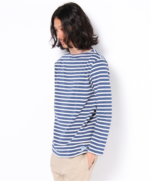 NANO universe（ナノユニバース）の「バスクシャツ             L/S（Tシャツ/カットソー・メンズ・その他1/その他2/ダークブルー/インディゴブルー/ブラック・3）」の6枚目の写真