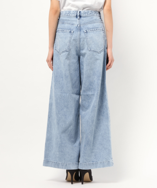 Whim Gazette（ウィムガゼット）の「12ozケミカルデニムタックワイド  