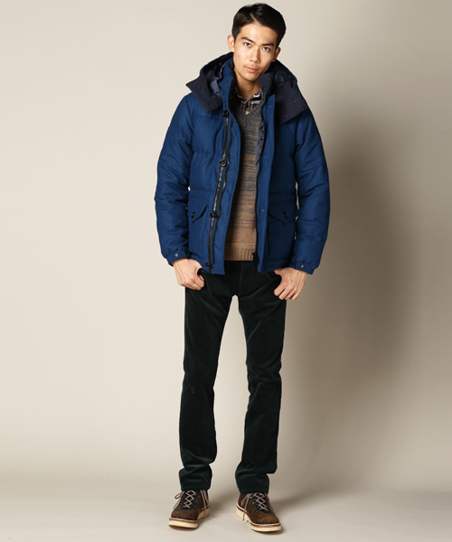 VOWEL（ヴォウェル）の「VOWELウールサージダウンジャケット（ダウン