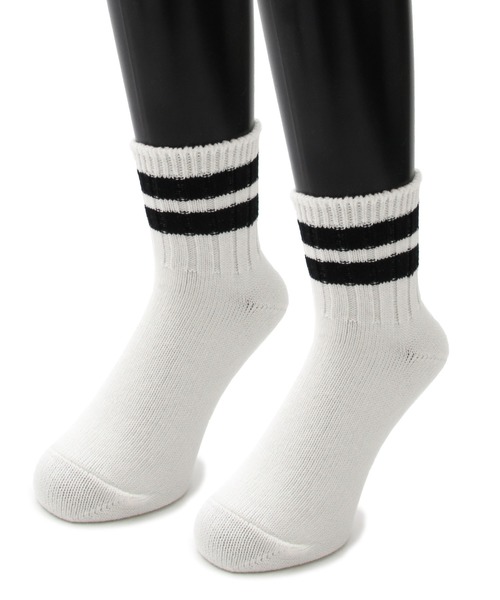 Mr.COVER（ミスターカバー）の「【 Mr.COVER / ミスターカバー 】 日本製 アンクル ライン スニーカーソックス / 厚手（ソックス/靴下・メンズ・ブラック/グレー/ホワイト系その他/ホワイト系その他2/ホワイト系その他3/ホワイト系その他4・FREE）」の2枚目の写真