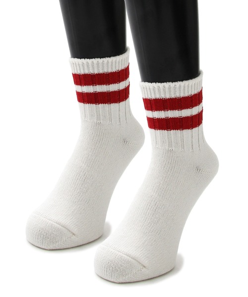 Mr.COVER（ミスターカバー）の「【 Mr.COVER / ミスターカバー 】 日本製 アンクル ライン スニーカーソックス / 厚手（ソックス/靴下・メンズ・ブラック/グレー/ホワイト系その他/ホワイト系その他2/ホワイト系その他3/ホワイト系その他4・FREE）」の4枚目の写真