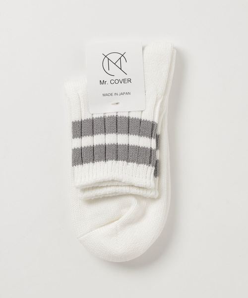 Mr.COVER（ミスターカバー）の「【 Mr.COVER / ミスターカバー 】 日本製 アンクル ライン スニーカーソックス / 厚手（ソックス/靴下・メンズ・ブラック/グレー/ホワイト系その他/ホワイト系その他2/ホワイト系その他3/ホワイト系その他4・FREE）」の19枚目の写真