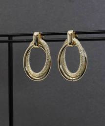 florist | シャギー＆プレーンリングピアス(ピアス（両耳用）)