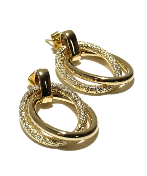 florist（フローリスト）の「シャギー＆プレーンリングピアス（ピアス（両耳用）・レディース・その他1/その他2・FREE）」の5枚目の写真