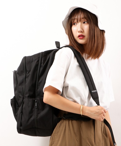 YAKPAK(ヤックパック)の「YAKPAK/ヤックパック ブランドロゴ撥水コーティングバックパック(バックパック/リュック・メンズ・ブラック系その他/ネイビー/ライトグレー/ミント/ラベンダー/ブラック×イエロー/ブラック/ブラック×ホワイト・FREE)」の10枚目の写真