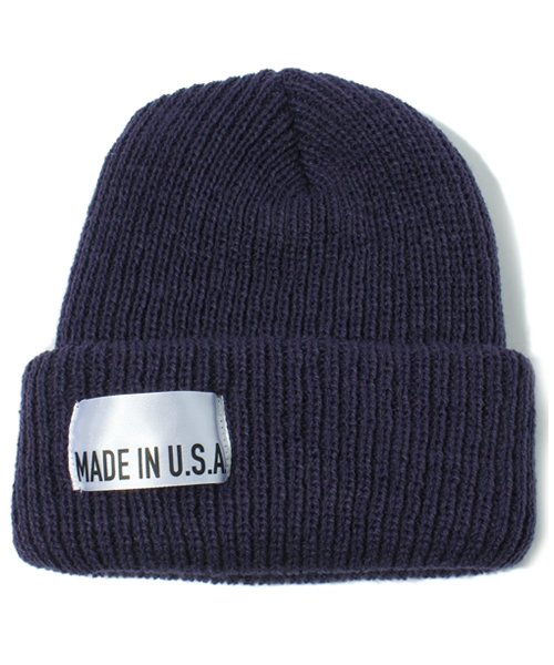 green label relaxing（グリーンレーベルリラクシング）の「▲▲▲GLR MADE IN USA ビーニーキャップ（ニットキャップ/ビーニー・メンズ・ダークグレー/ワインレッド/ケリー/ロイヤルブルー/パープル/その他1/ダークブラウン/レッド/ネイビー/ブラック・フリー）」の7枚目の写真