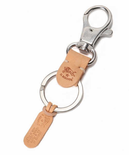 IL BISONTE（イルビゾンテ）の「IL BISONTE / イルビゾンテ : イカンフックシキキーホルダー＃（キーケース/キーアクセサリー・メンズ・ブラック/ベージュ/ブラウン・FREE）」の3枚目の写真