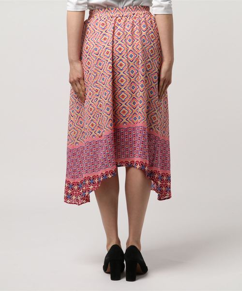 PUNYUS（プニュズ）の「アシンメトリースカート（スカート・レディース・オレンジ/ブルー・1/4/2/3）」の3枚目の写真