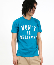 クルーネックプリントTシャツ