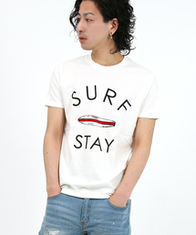 クルーネックプリントTシャツ