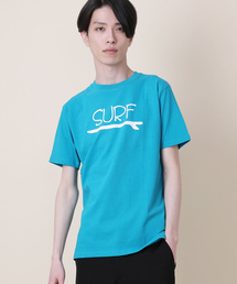 クルーネックプリントTシャツ