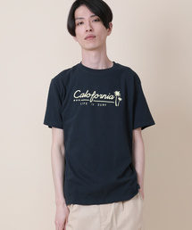 クルーネックプリントTシャツ