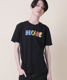 クルーネックプリントTシャツ