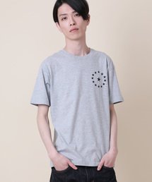 クルーネックプリントTシャツ