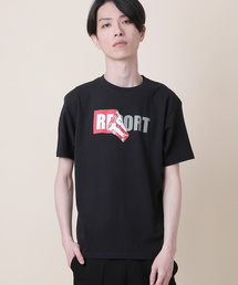 クルーネックプリントTシャツ