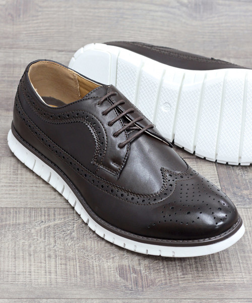 セール スニーカーのような履き心地 スニーカーソールを使用した走れるウイングチップ外羽根シューズ ドレスシューズ Dedes デデス のファッション通販 Zozotown