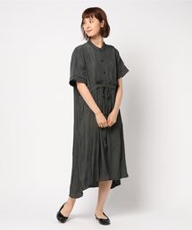 ウエストシャーリングワンピース