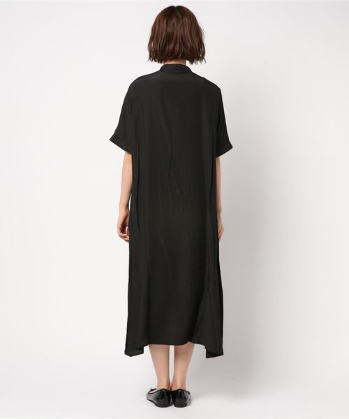 minius（ミニウス）の「ウエストシャーリングワンピース（ワンピース・レディース・カーキ/グレー/ブラック・MEDIUM）」の5枚目の写真