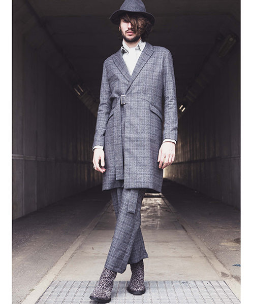 NO ID.(ノーアイディ)の「mko7063-レオパードバックZIPヒールブーツ(ブーツ・メンズ・キャメル/ワイン/グレー/ブラック・40/42/44)」の13枚目の写真