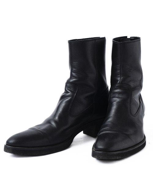 NO ID.（ノーアイディ）の「mko7063-レオパードバックZIPヒール