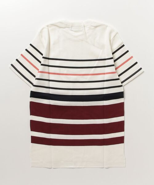 ABAHOUSE（アバハウス）の「14GGミラノリブパネルボーダーニット（ニット/セーター・メンズ・ネイビー/ボルドー・46/44/48）」の3枚目の写真