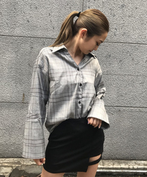 ENVYM | バックボタンＳＨ(シャツ/ブラウス)