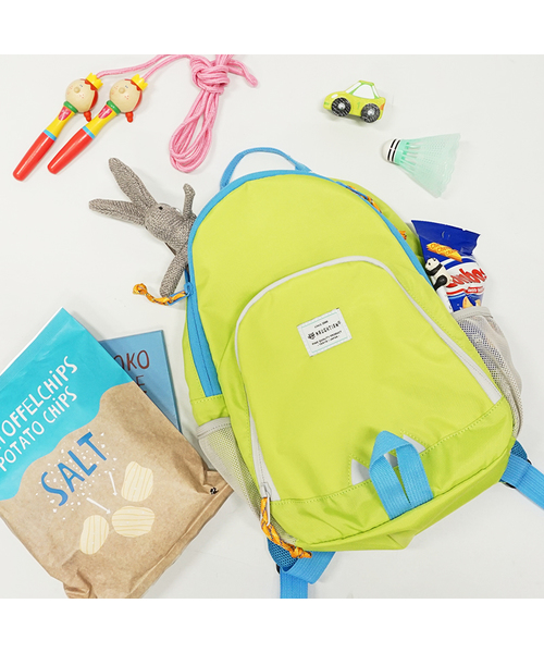 NAUGHTIAM（ノーティアム）の「【NAUGHTIAM/ノーティアム】KIDS MONSTER PACK キッズ モンスターパック（バックパック/リュック・キッズ・グレー/ピンク/ブルー/ミント/ライトグリーン・FREE）」の9枚目の写真