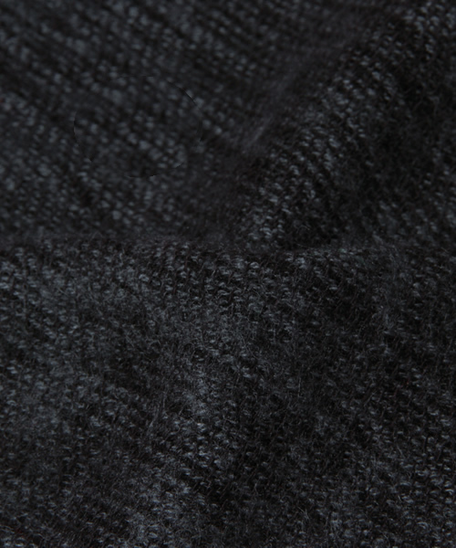 alcali（アルカリ）の「厚手シャンブレー大判ストール（ストール/ショール・レディース・グレー/チャコール/グレイッシュベージュ/カーキ/オレンジ・FREE）」の9枚目の写真