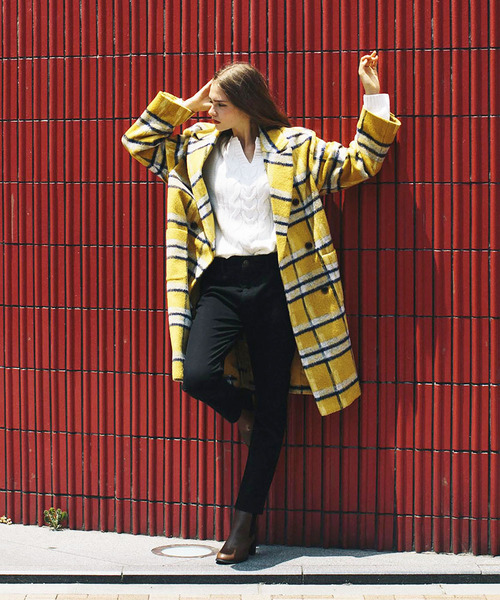 LIPSTAR（リップスター）の「チェック柄ウールコート（その他アウター