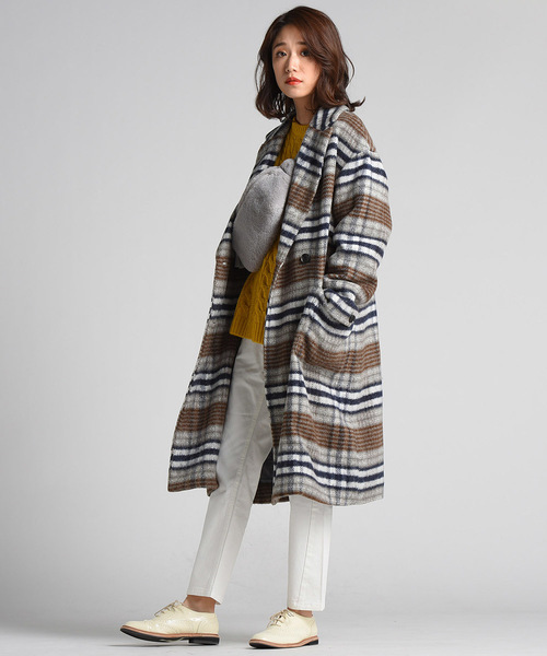 Westbury チェック柄 ロングコート　⭐︎出品 STELLA McCARTNEY(ステラマッカートニー) 17AWグレンチェック