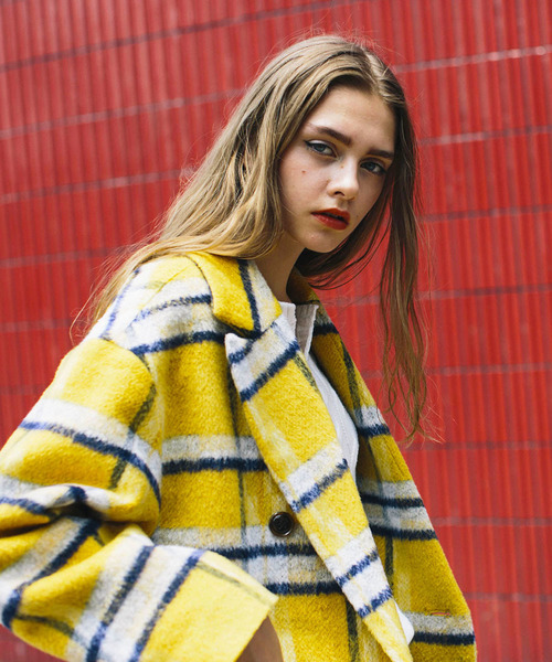 LIPSTAR（リップスター）の「チェック柄ウールコート（その他アウター