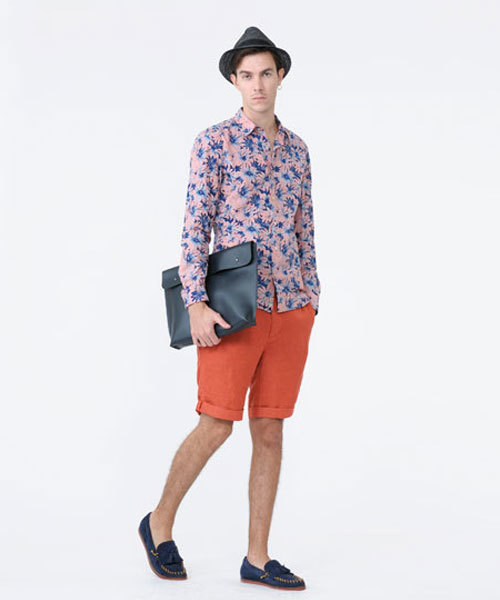 KATHARINE HAMNETT LONDON （キャサリンハムネットロンドン）の「FLOWER PRINT / フラワープリントシャツ（シャツ/ブラウス・メンズ・ブルー/ピンク/ストライプ・MEDIUM/LARGE/AL）」の13枚目の写真