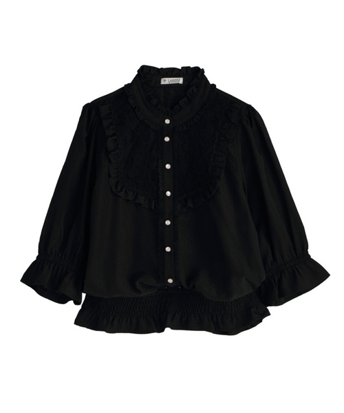 axes femme（アクシーズファム）の「クロスリボンブラウス（シャツ/ブラウス・レディース・ホワイト/サックスブルー/ブラック・MEDIUM）」の10枚目の写真