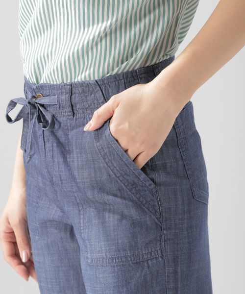 BAYFLOW(ベイフロー)の「ベーカーストレートパンツ(デニムパンツ・レディース・ライトブルー/ブラック/カーキ/ブルー・SMALL/MEDIUM)」の16枚目の写真