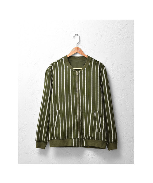 MinoriTY（マイノリティ）の「リバーシブルMA-1 チェックストライプブルゾン（その他アウター・メンズ・ブラック系その他/グレー系その他/ブラウン系その他/グリーン系その他/ブルー系その他/ブラック系その他2・M/L）」の22枚目の写真