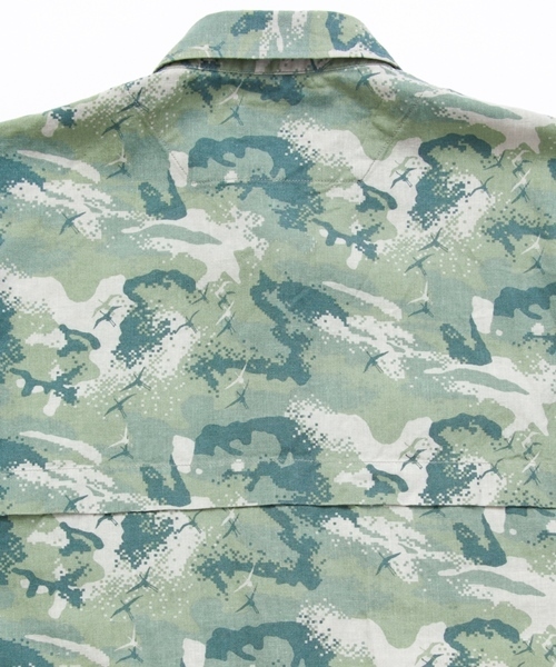 MONKEY TIME（モンキータイム）の「＜MT×nowartt＞∴ MIX/CAMO CPO/シャツ◆（シャツ/ブラウス・メンズ・ブラック/オリーブ・SMALL/MEDIUM/LARGE）」の9枚目の写真