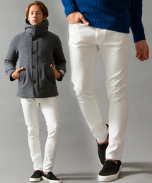 BEAUTY&YOUTH UNITED ARROWS | 【WEB限定】by ∴ ホワイト/デニム 5ポケット スキニー パンツ(デニムパンツ)