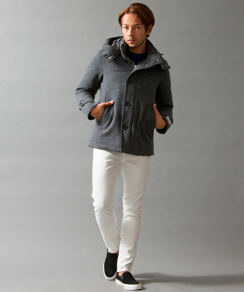 BEAUTY&YOUTH UNITED ARROWS（ビューティーアンドユースユナイテッドアローズ）の「【WEB限定】by ∴ ホワイト/デニム 5ポケット スキニー パンツ（デニムパンツ・メンズ・オフホワイト・MEDIUM/X-LARGE/SMALL/LARGE）」の13枚目の写真