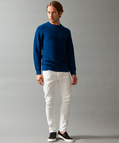 BEAUTY&YOUTH UNITED ARROWS（ビューティーアンドユースユナイテッドアローズ）の「【WEB限定】by ∴ ホワイト/デニム 5ポケット スキニー パンツ（デニムパンツ・メンズ・オフホワイト・MEDIUM/X-LARGE/SMALL/LARGE）」の14枚目の写真