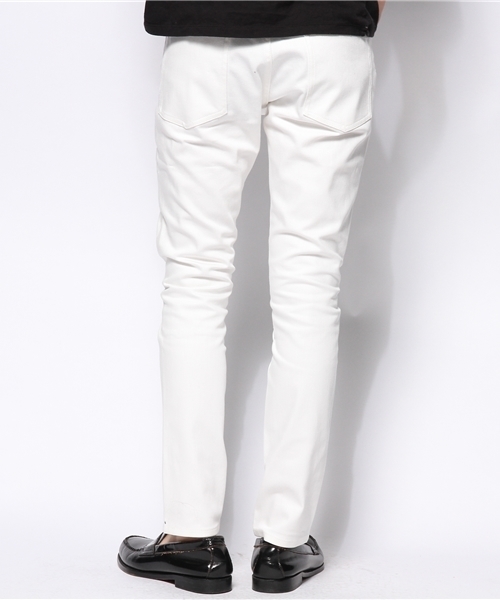 BEAUTY&YOUTH UNITED ARROWS（ビューティーアンドユースユナイテッドアローズ）の「【WEB限定】by ∴ ホワイト/デニム 5ポケット スキニー パンツ（デニムパンツ・メンズ・オフホワイト・MEDIUM/X-LARGE/SMALL/LARGE）」の3枚目の写真